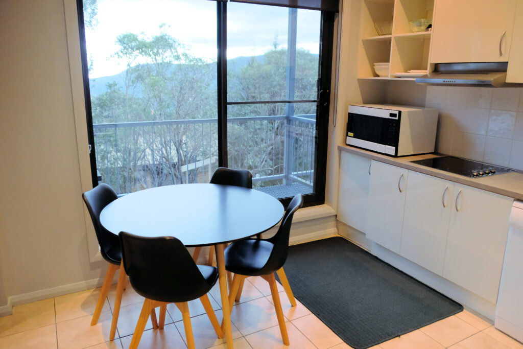 Cedarwood Apartments Luxury Falls Creek Accommodation Apartment 25 Dining Space